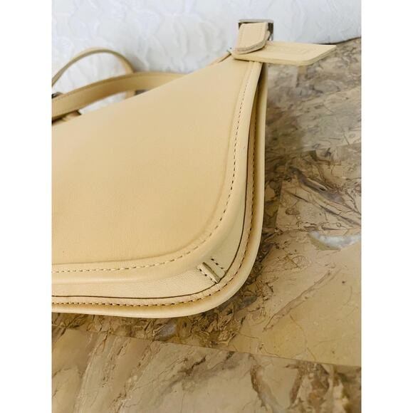 NWT Vtg Coach MINI ivory/butter Leather Hippie Slim crosbody shoulder bag #9142 - Picture 8 of 10